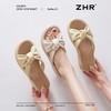 ZHR则则简约蝴蝶结厚底拖鞋女2025夏季新款时尚舒适透气防滑鞋子 商品缩略图9