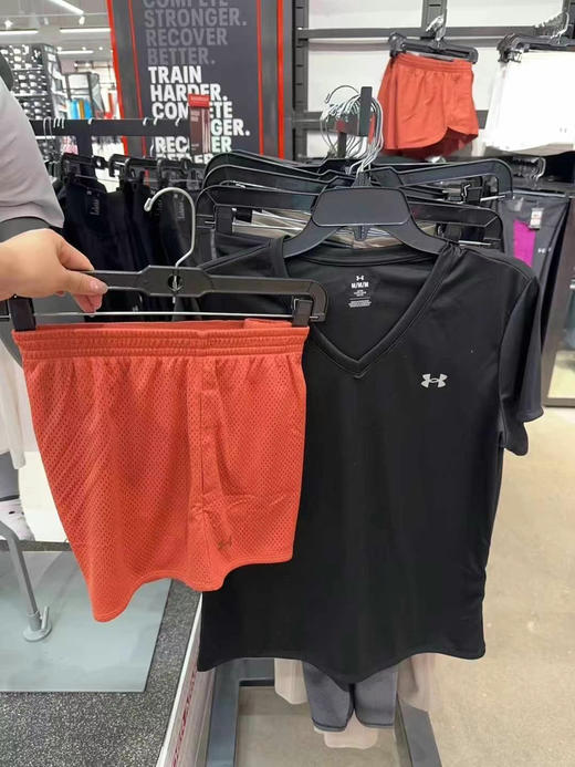 女士💰450/套直邮‼️💢UA安德玛女士速干衣短袖➕女士运动短裤套装⚠️都是采用速干衣ISO-CHLL的冰感面料 商品图6