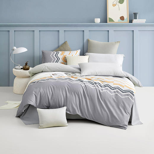 罗莱家纺素光织梦全棉四件套 商品图0