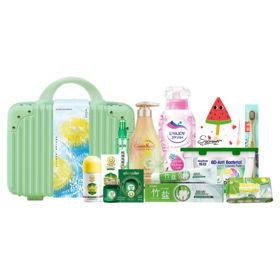 夏日时光绿色溪谷亮肤洁净10件套-XRSG-250301