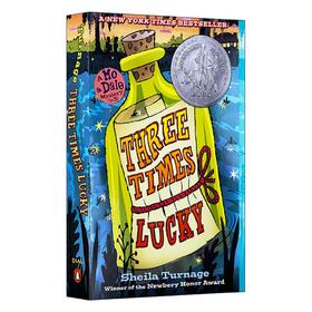 从天而降的幸运 英文原版小说 Three Times Lucky 纽伯瑞银奖 儿童文学读物 纽约时报畅销童书 英文版进口书籍正版