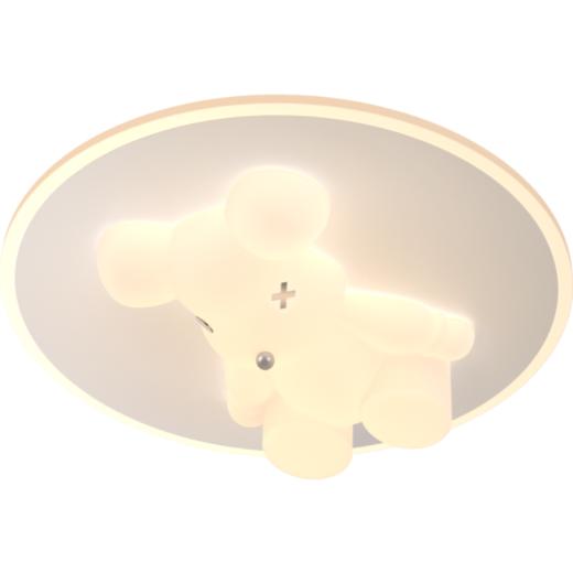 欧普（OPPLE）盖世英雄卧室奶油风儿童房吸顶灯 商品图5