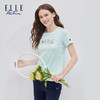 ELLE Active圆领短袖T恤女夏季新款休闲时尚字母印花舒适上衣百搭 商品缩略图2