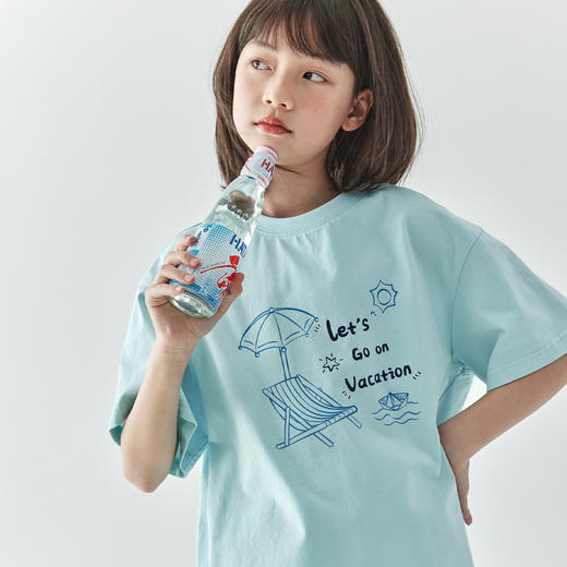 棵初印花短袖T恤860K256061MJ 商品图3