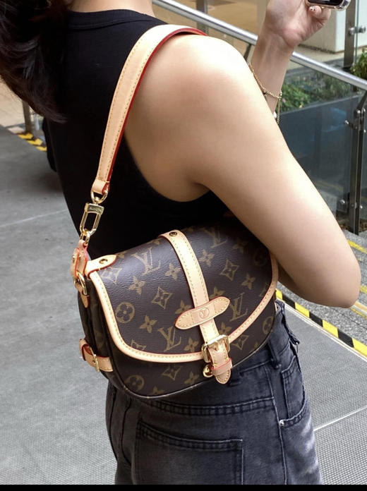 LV 老花 双子星 saumur bb 马鞍包 商品图2
