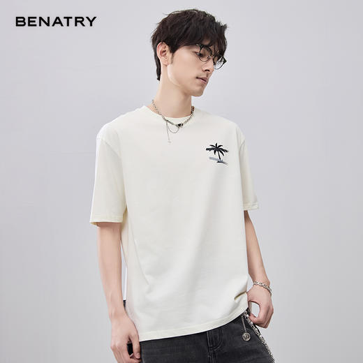 贝纳川夏季圆领短袖T恤ECF214115 商品图6