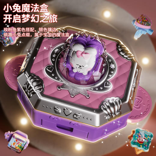 【女孩的梦想魔法盒✨】153件DIY手工套装，开启创意无限的梦幻之旅💖！奶油胶贴纸机+百变魔法书🎁，送礼就选它每个女孩的梦中礼物🎁3D魔法DIY贴纸机创意儿童玩具百变魔法书咕卡礼盒 商品图2