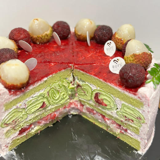 杨梅荔枝可丽卷切块（约11点做好） 商品图1