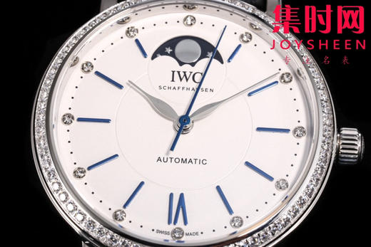 IWC旗下耀眼的明星 TW万国柏涛菲诺月相系列 女士机械腕表 表径37.1mm 商品图4