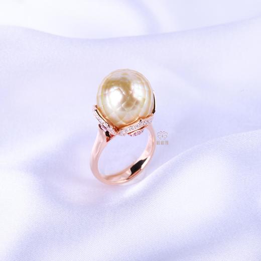 【荷美】刻面金珠戒ZZ12503050 商品图2