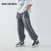 蓝汽水撞色线迹卫裤844B256044JX 商品缩略图0
