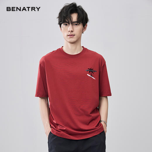 贝纳川夏季圆领短袖T恤ECF214115 商品图0