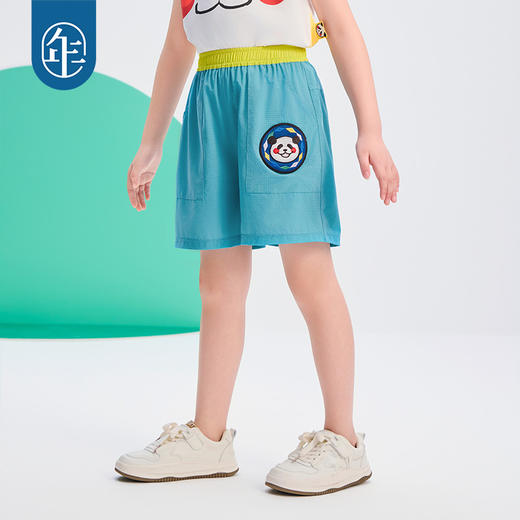 年衣童装2025新款布朗盼达短裤 | 百搭五分裤、运动休闲、亲肤舒适、穿出萌娃时尚范 商品图1
