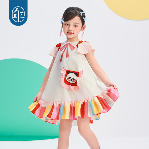 年衣童装连衣裙2025年夏季新款可爱卡通礼服盼达派对连衣裙 商品图2