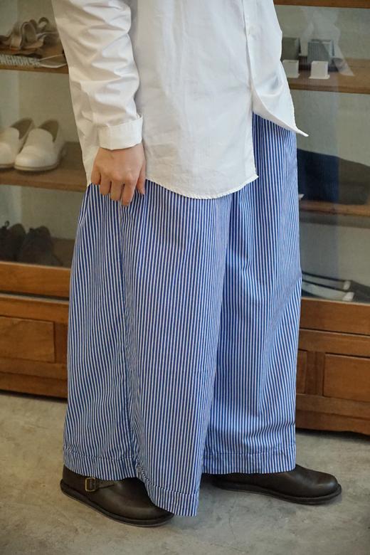 NITTO 蓝白细纹休闲裤 商品图6