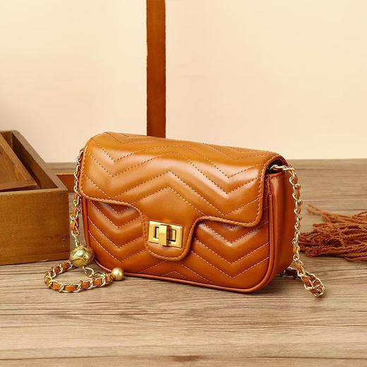 【预售3天】2025新款链条斜挎包女包高级感单肩包女包YM9259 商品图1