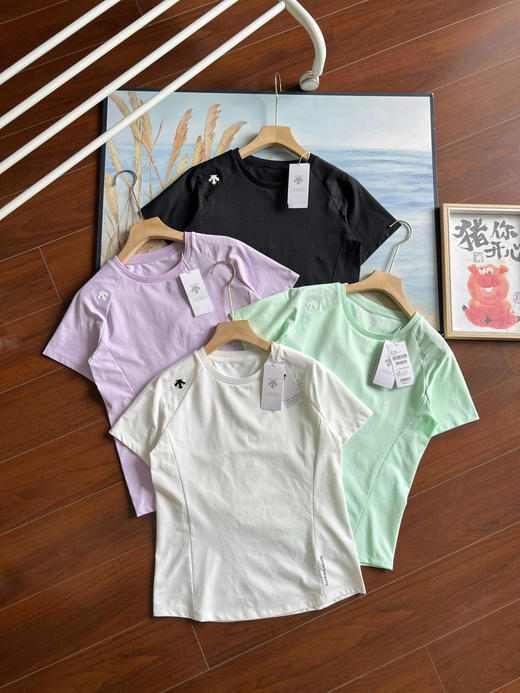 点此购买 迪桑特夏季女款运动休闲短袖圆领T恤 LL 319027 商品图0