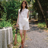 OLrain欧芮儿白色衬衫短裤通勤套装女夏季2025新款百搭时尚两件套 商品缩略图3