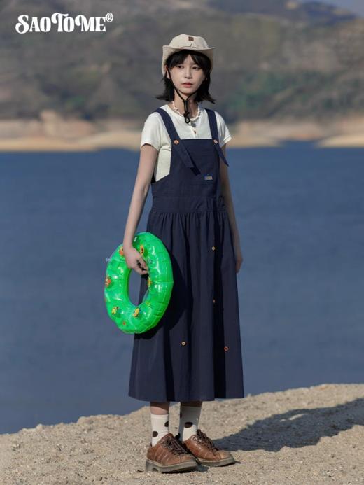 早乙女惠子saotome/STMQZ251051/工装水洗背带裙 商品图0