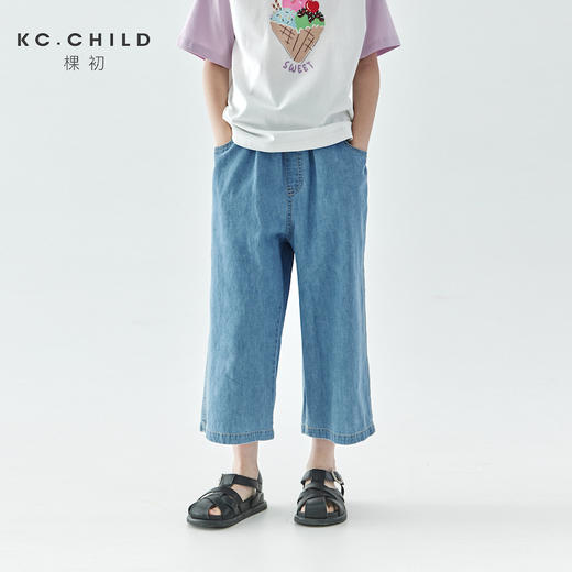 棵初休闲牛仔裤八分裤807K256071CD 商品图0