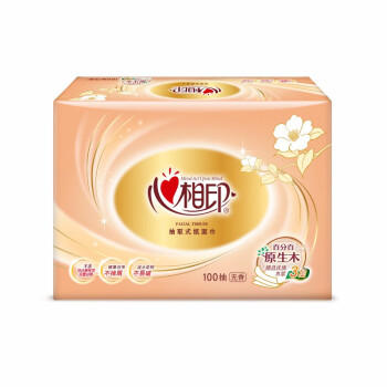 心相印抽纸  金装经典系列3层100抽 24包面巾纸 纸巾 箱装（包邮） /家庭清洁/纸品 /清洁纸品 /抽纸 商品图0