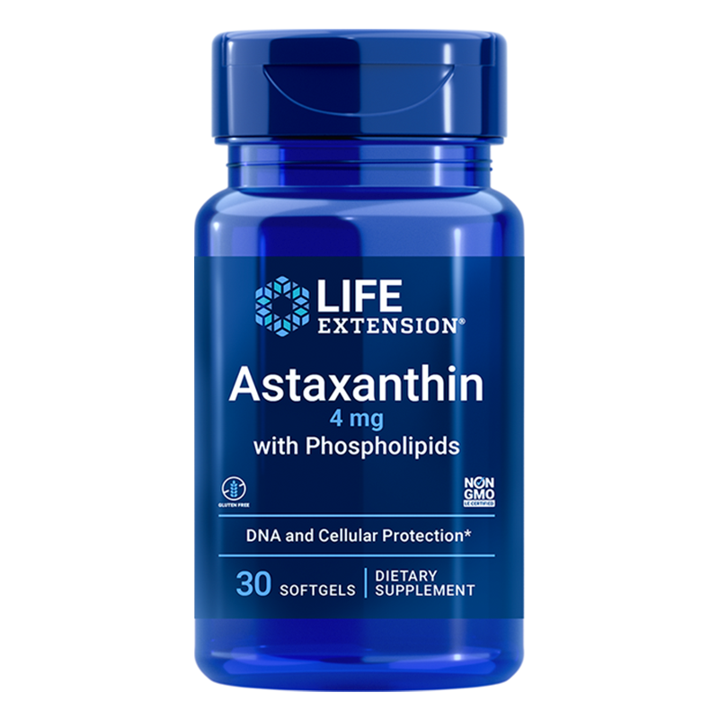 沿寿LIFE EXTENSION Astaxanthin with Phospholipids（虾青素）30粒