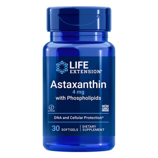 沿寿LIFE EXTENSION Astaxanthin with Phospholipids（虾青素）30粒 商品图0