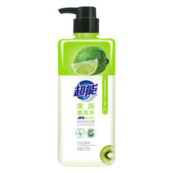 超能果蔬餐具净750g*1瓶 强力去油APG果蔬奶瓶安心洗 颜色随机发 /家庭清洁/纸品 /家庭环境清洁 /洗洁精 商品图5