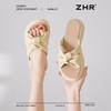 ZHR则则简约蝴蝶结厚底拖鞋女2025夏季新款时尚舒适透气防滑鞋子 商品缩略图6