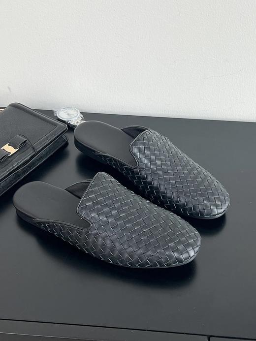 轻便透气编织包头拖鞋 牛皮鞋面 内里与鞋垫羊皮  A-5990 商品图4