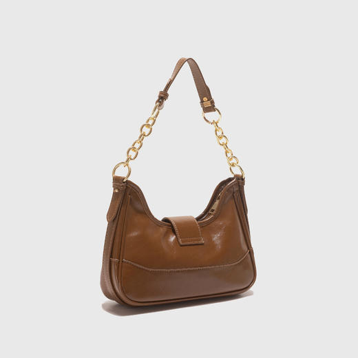 【预售3天】2025新款小众链条单肩腋下包时尚百搭通勤手提高级感小方包YJ3702 商品图5