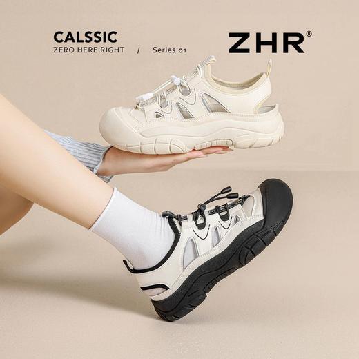 ZHR则则厚底户外登山鞋女2025夏季小个子内增高休闲鞋百搭溯溪鞋 商品图9