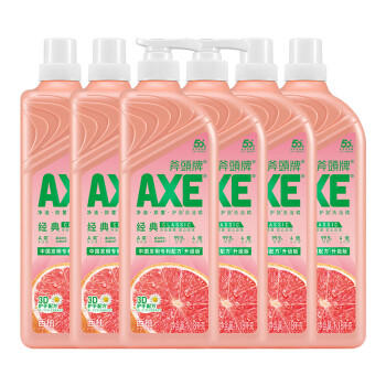 AXE斧頭牌西柚护肤洗洁精1.18kg*6瓶 除腥辟味轻松祛油 /家庭清洁/纸品 /家庭环境清洁 /洗洁精 商品图0