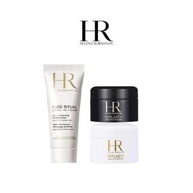 HR 赫莲娜旅行护肤三件套组 沁润洁面20ml+黑绷带晚霜5ml+白绷带日霜5ml