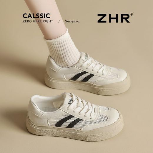 ZHR则则透气网面德训鞋女夏季女鞋厚底休闲鞋ins百搭防滑板鞋女 商品图6