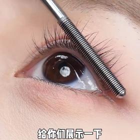 网红钢刷螺纹睫毛膏防水持久纤长卷翘不晕染打底定型浓密学生