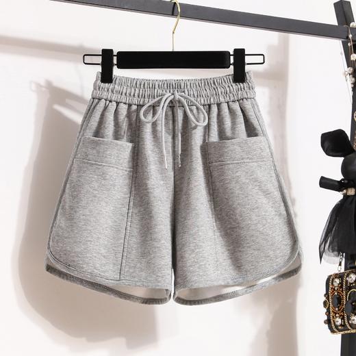 丁摩 运动短裤女夏季女装休闲阔腿裤外穿高腰显瘦A字甜美三分热裤5ZF-16220 商品图8