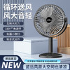 [小滋心选]【活动价 ¥59】【新品上线！180°广角循环！风大轻音🔥】25年新款桌面风扇，台壁两用+5档大风力，多场景适配，让夏日舒爽无处不在！5档大风力多功能 灯光小风扇 办公室家用洗手间厨房 商品缩略图0