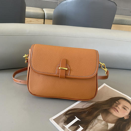 【预售3天】高级撞色单肩小方包2025新款夏季女士斜挎包包YM6952 商品图5