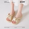 ZHR则则简约蝴蝶结厚底拖鞋女2025夏季新款时尚舒适透气防滑鞋子 商品缩略图7