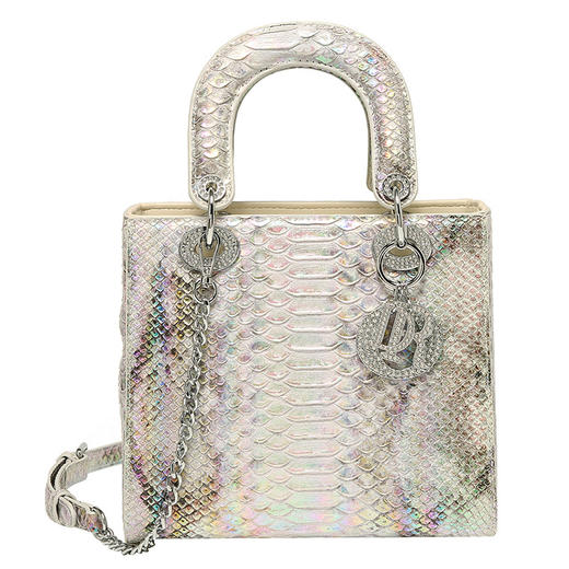 丁摩 戴妃包女新款蛇纹欧美时尚高级感手提包斜挎小包包5ZF-5192 商品图4