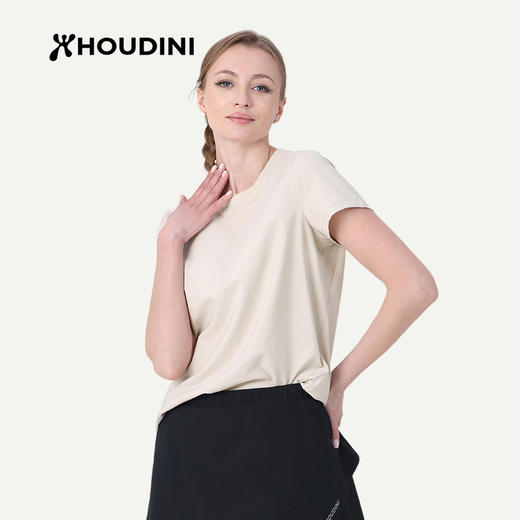 HOUDINI胡丁尼 Cover Tee 守护 女款户外舒适透气柔软速干短袖 840016 商品图4