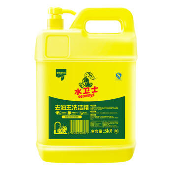 水卫士洗洁精大桶5KG*4桶 去油王A类食品级京东自营商用洗涤灵洗碗液 /家庭清洁/纸品 /家庭环境清洁 /洗洁精 商品图3