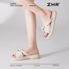 ZHR则则简约蝴蝶结厚底拖鞋女2025夏季新款时尚舒适透气防滑鞋子 商品缩略图4