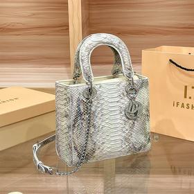 丁摩 戴妃包女新款蛇纹欧美时尚高级感手提包斜挎小包包5ZF-5192