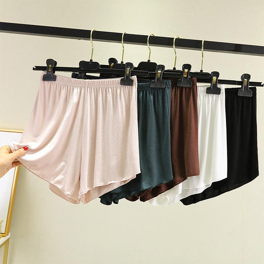 丁摩 莫达尔短款阔腿裤夏季新款宽松大码短裤女中腰薄款热裤沙滩睡裤5ZF-2107 商品图1