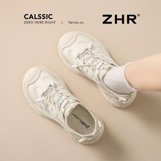 ZHR厚底内增高运动鞋女2025夏季镂空透气溯溪鞋软底户外登山鞋女 商品图4