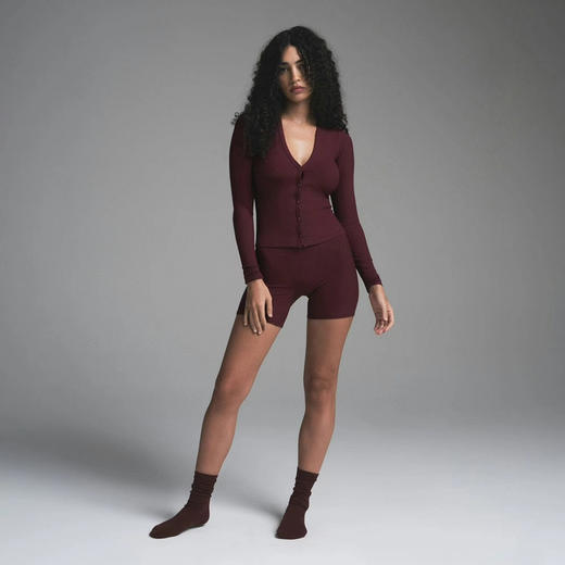 519-12 766款skms弹力运动套装 短裤太丑直接送 我穿L 商品图0