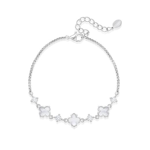 卡蒂罗KADER四叶草纯银手链S925女生夏ins小众设计2022年新款七夕礼物送女友 商品图7