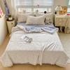 福利款 !有氧木棉皱皱泡泡纱夏被四件套 夏被+床单+枕套全搞定 非全棉 可水洗机洗 商品缩略图0